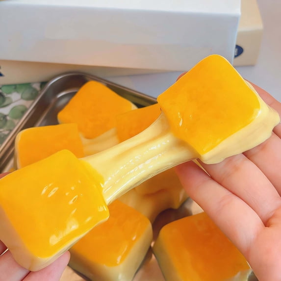 Giant Stress Balls, Mystery Anxiety Stress Relief Fidget T-oy, Sensory Ball Squeeze T-oy - Rice Cake Kneading Relaxing T-oy Slow Rising TPR Material Portable Soft Squeeze Decompression Dough