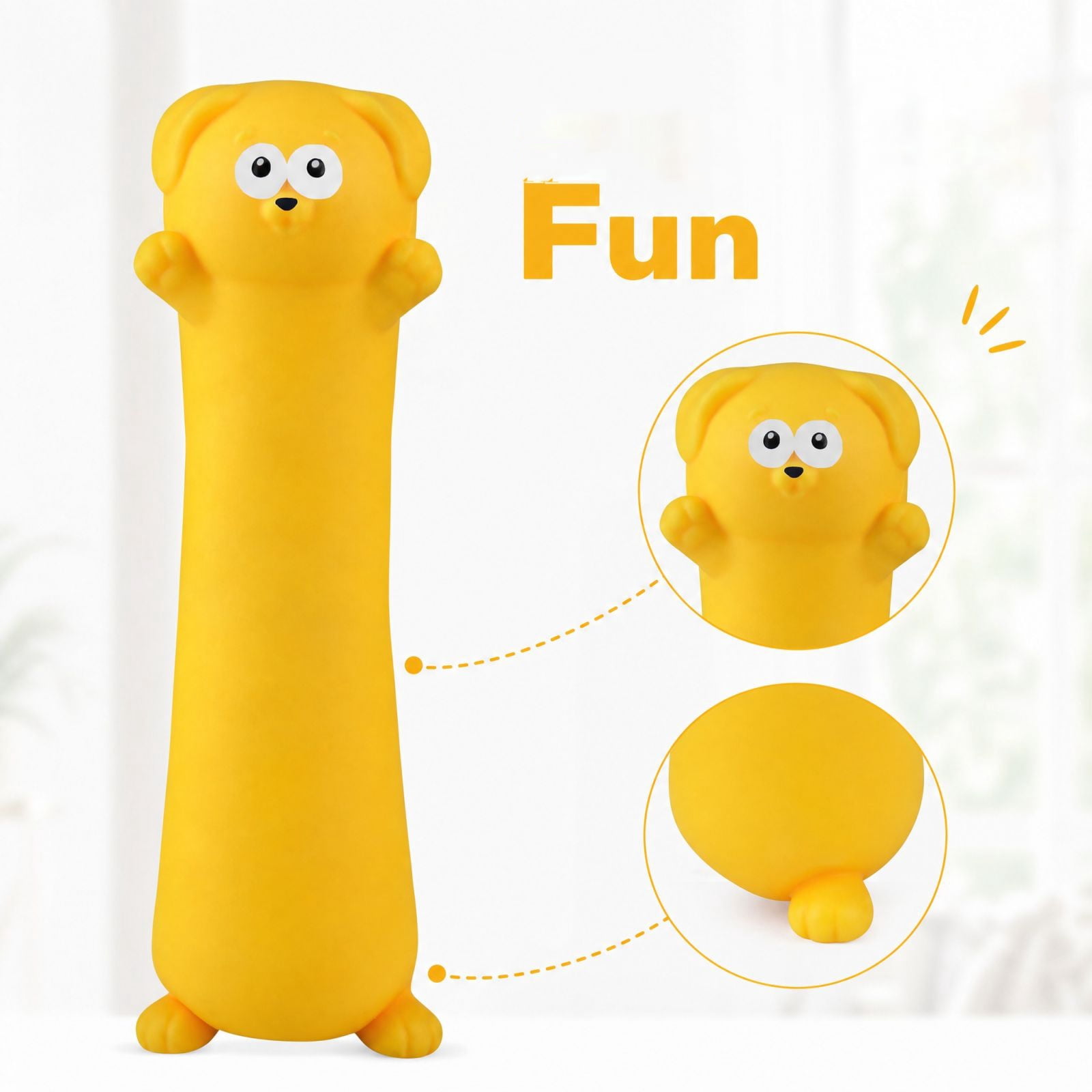 Giant Stretchy Dog Squishy Pets Toy, Soft Squeeze Decompression Dough ...