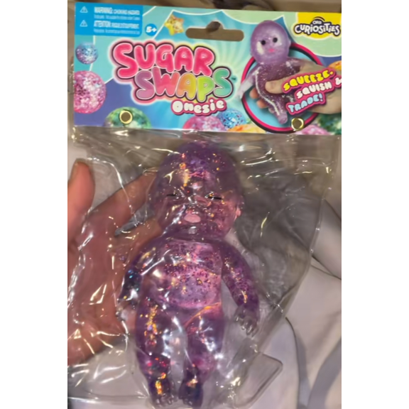 Giant Sugar Squishy Baby - Soft Babies Sugar Swaps Toy - Mega Sensory Fidget Doll for Stress Relief & Tactile Play - Cute Squeeze Companion 2026
