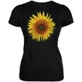 thumbnail image 1 of Giant Sunflower Juniors Soft T Shirt Black 2XL, 1 of 1