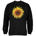 thumbnail image 1 of Giant Sunflower Mens Sweatshirt Black LG, 1 of 1