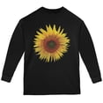 thumbnail image 1 of Giant Sunflower Youth Long Sleeve T Shirt Black YMD, 1 of 1
