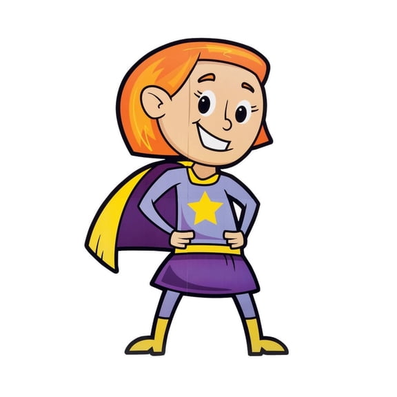 Giant Superhero Cutouts - Educational - 24 Pieces