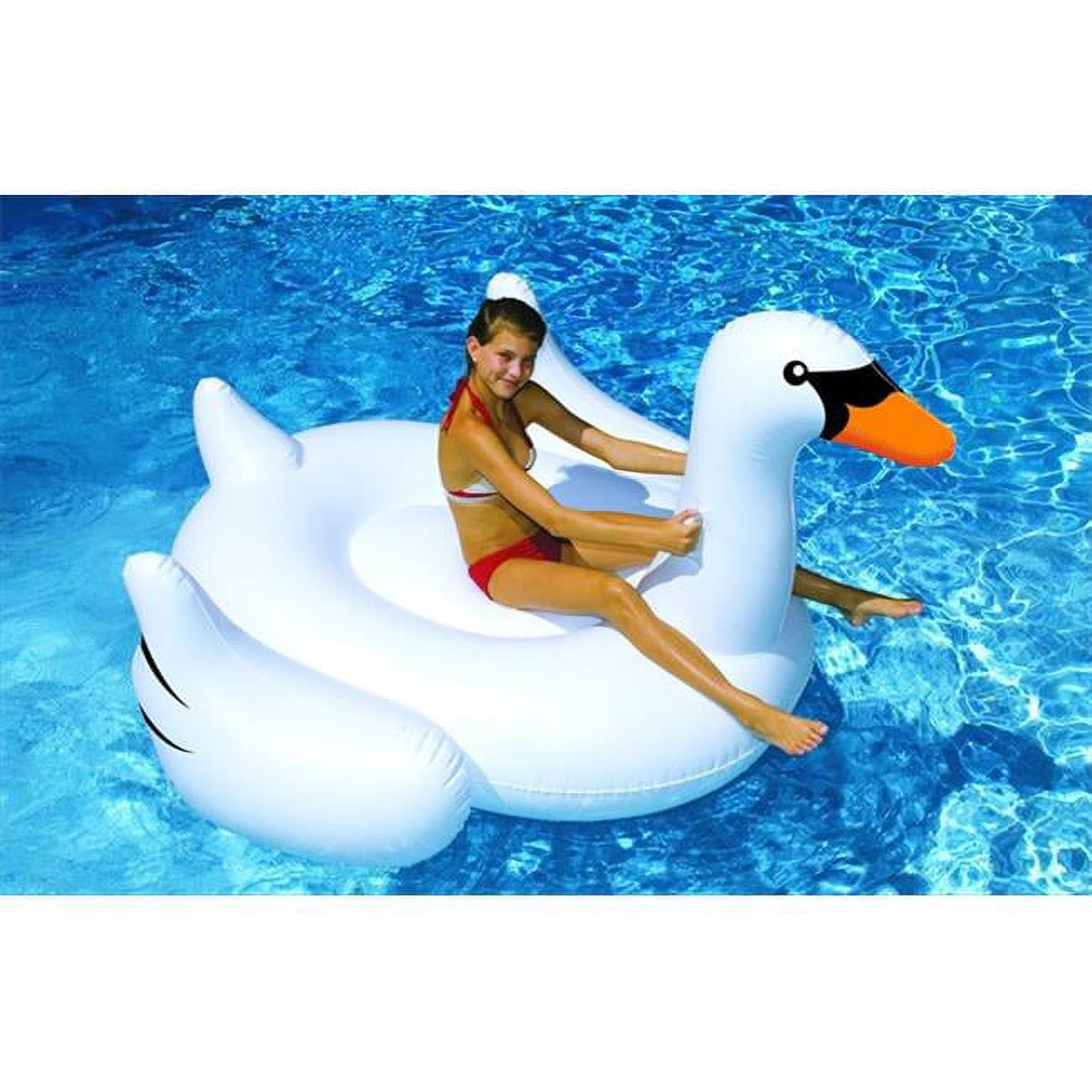 INTEX Giant Inflatable Swan Pool Float – Fits 2 People, 200kg Capacity 5 thumbnail image