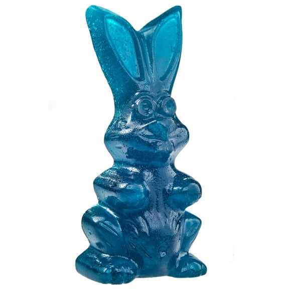 Giant Sweet and Yummy Gummy Bunny Candy, Blue Raspberry