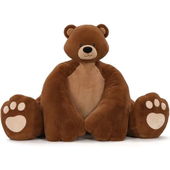 Giant Teddy Bear Stuffed Animal,Unique Little Head and Big Muscle Body ...