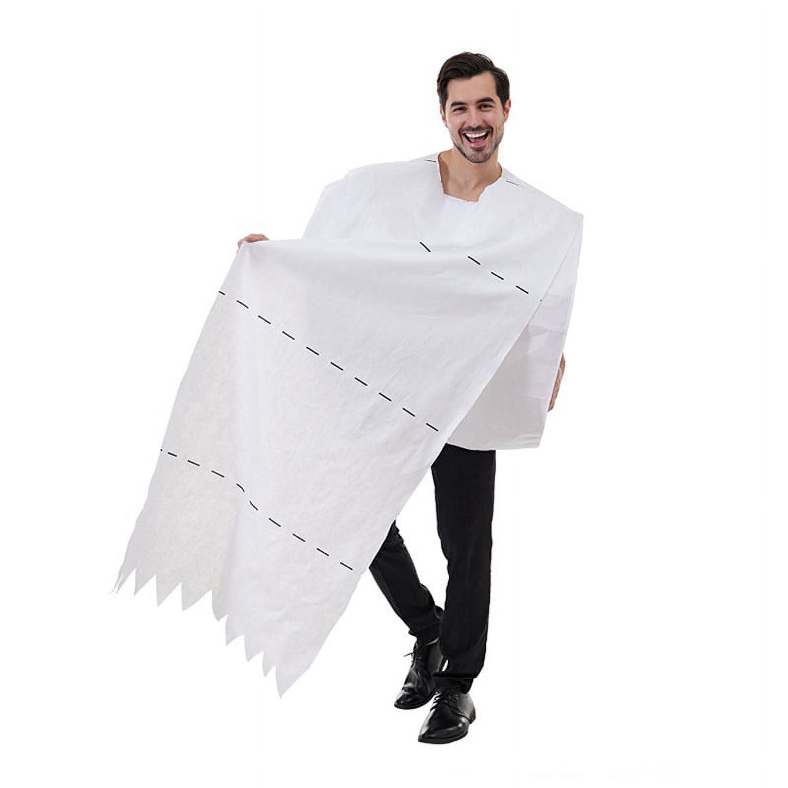 Giant Toilet Paper Roll Adult Costume Hilarious Costume for Men & Women