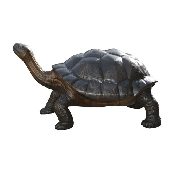 Giant Tortoise - Turtle bronze statue - Size: 64"L x 36"W x 36"H.
