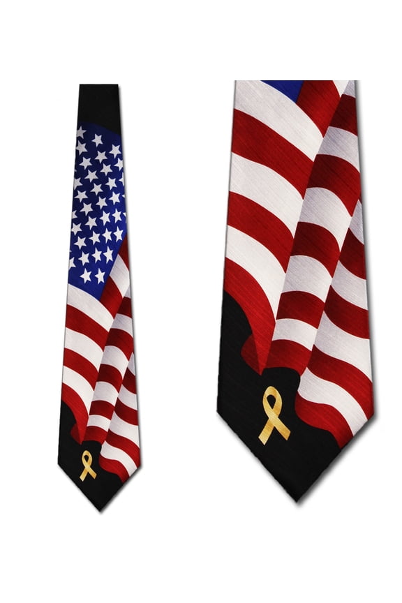 Giant US Flag Necktie Mens Tie by Tieguys