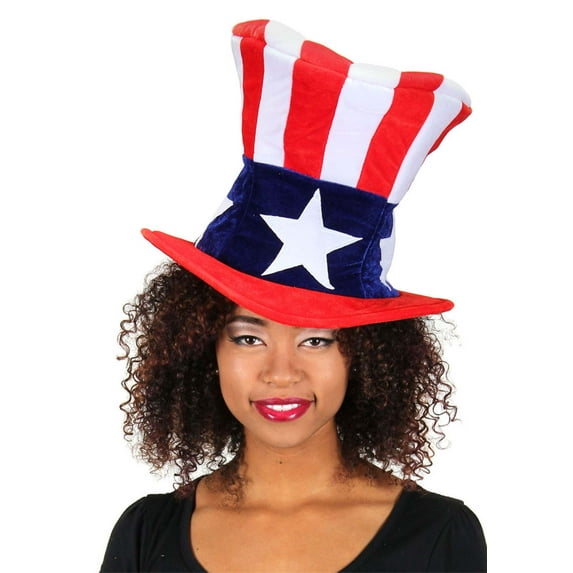 Giant Uncle Sam Plush Hat