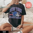 thumbnail image 1 of Giant Vintage Style Comfort Colors T-Shirt, New York Football Shirt, Gift For Fan Tee,Black Color,Size 2XL, 1 of 5