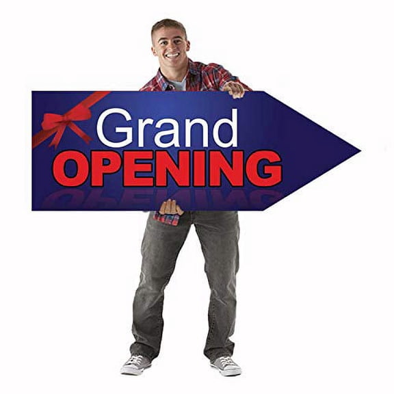 Giant Waver Sign Arrow for Street Waver, Sign Spinner and Business Advertising (Grand Opening)
