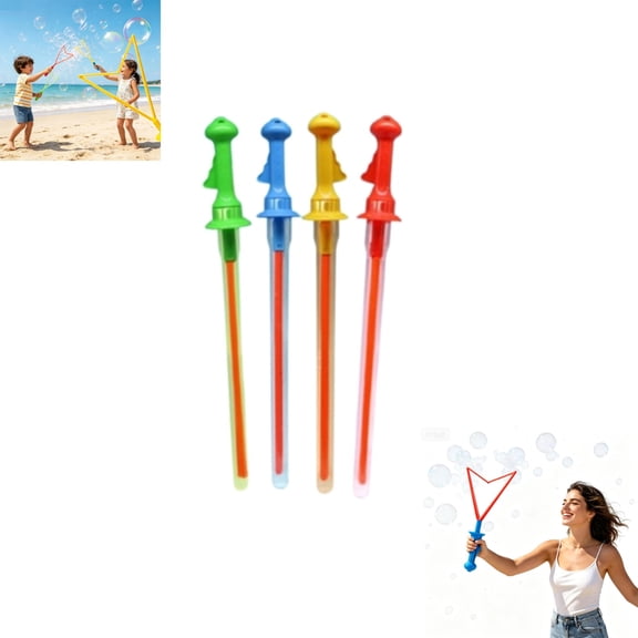 Giant Western Sword Bubble Wands, Funny Bubble Wand with Concentrated Refill, Fun Outdoor and Indoor Activity,Beach Lawn Summer Party Toy(1 Pack Random)