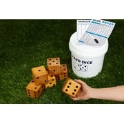 Giant Yard Dice - Dark Stain