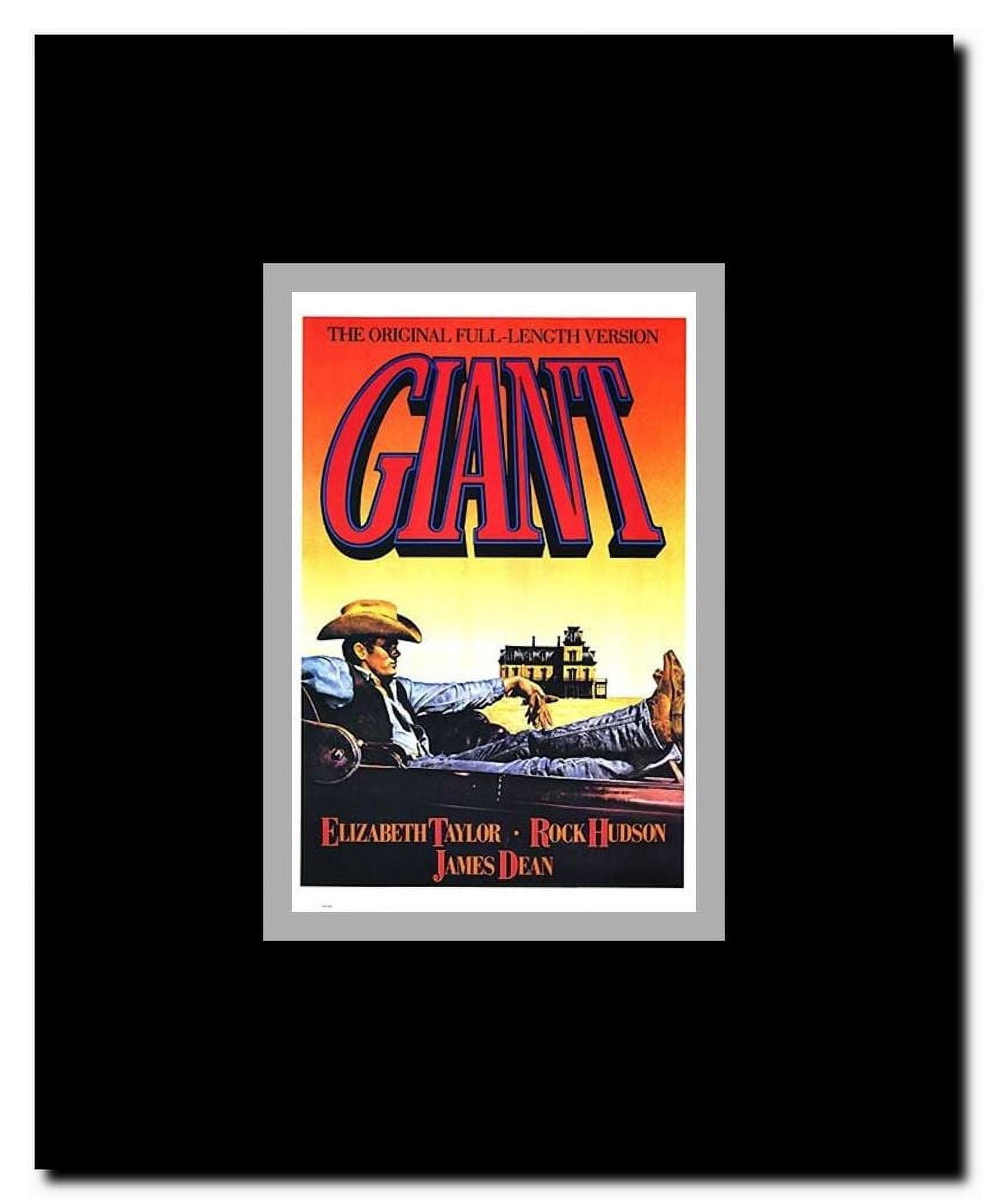 Giant c.1956 Framed Movie Poster