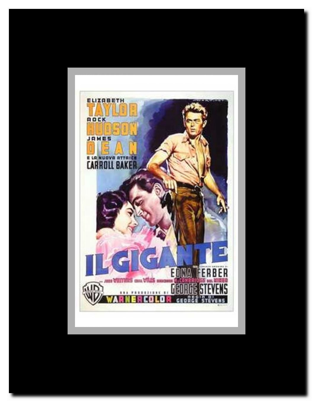 Giant c.1956 (Spanish) Framed Movie Poster