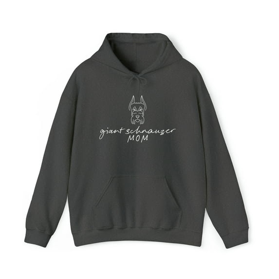 Giant schnauzer Dog Mom Hoodie, Gifts, Hooded Sweatshirt