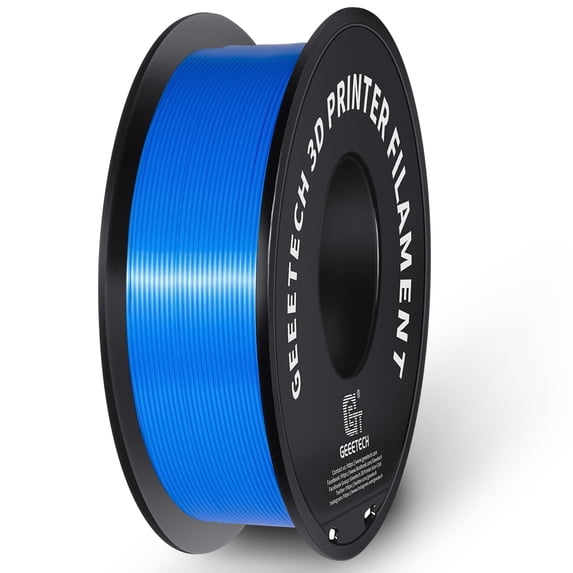 Geeetech PLA 3D Printer Filament 1.75mm Blue, Dimensional Accuracy +/-0.03mm, 1kg (2.2lbs) , 1080 Feet (330m)per Roll, Vacuum Packaging, Toughness Enhanced, Fit for Most 3D FDM Printer