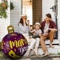 thumbnail image 1 of Giantes Mardi Gras Inflatables Ball Decorations, PVC Mardi Gras Inflatables Ball Ornaments, Blow up Balls for Mardi Gras Themed Party, Yard Lawns Outdoor Ornaments, 1 of 5