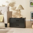 thumbnail image 1 of Giantex 2-Drawer Stackable Dresser, Lateral File Cabinet, Drawer Chest w/Anti-Topping Kits, Black, 1 of 6