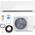thumbnail image 1 of Giantex 22000 BTU Mini Split Air Conditioner & Heater, Wall Mounted Ductless AC Unit w/Charged Inverter Heat Pump System, White, 1 of 9