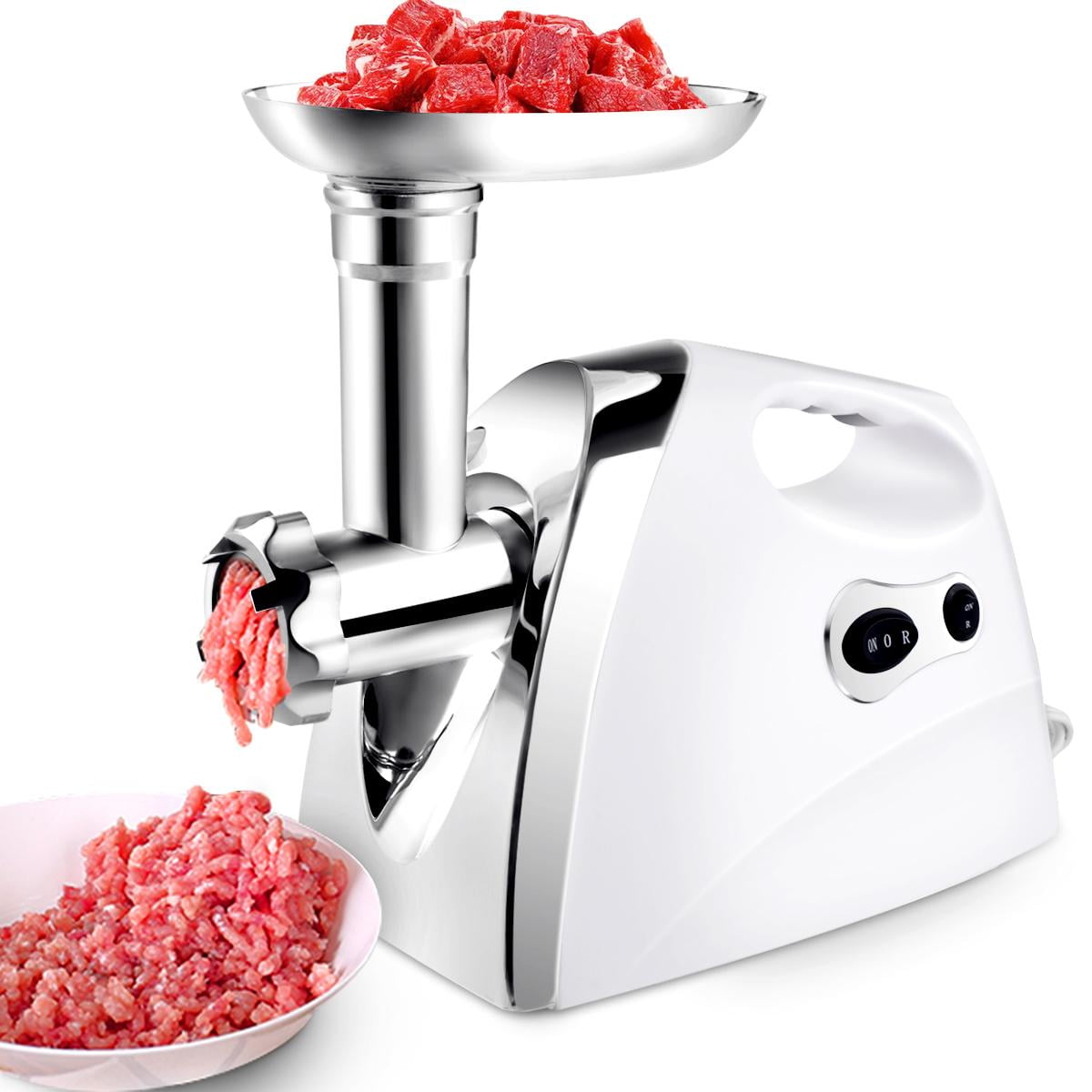 SUGIFT 1200W Electric Meat Grinder with Sausage Kit & 3 Grinder Plates,  Sausage Stuffer Maker