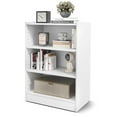 thumbnail image 1 of Giantex 3-Cube Bookcase, Open Bookshelf w/Adjustable Shelves & Anti-Tipping Device, Small Wood Cube Storage Organizer, 1 of 10