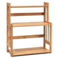 thumbnail image 1 of Giantex 3-Tier Bamboo Spice Rack, Countertop Storage Organizer for Kitchen and Bathroom, Spice Bottle Jars Holder with Adjustable Shelf (Natural), 1 of 10