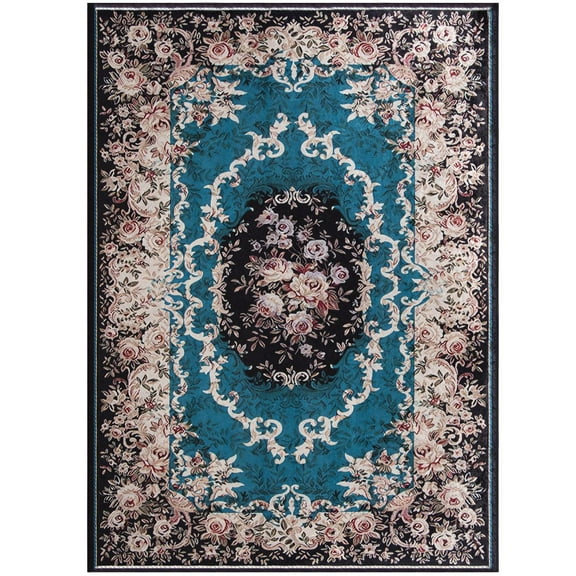 Giantex 4'8''x6'7'' Non-Shedding Area Rug, Large Comfy Area Carpet, Easy to Clean