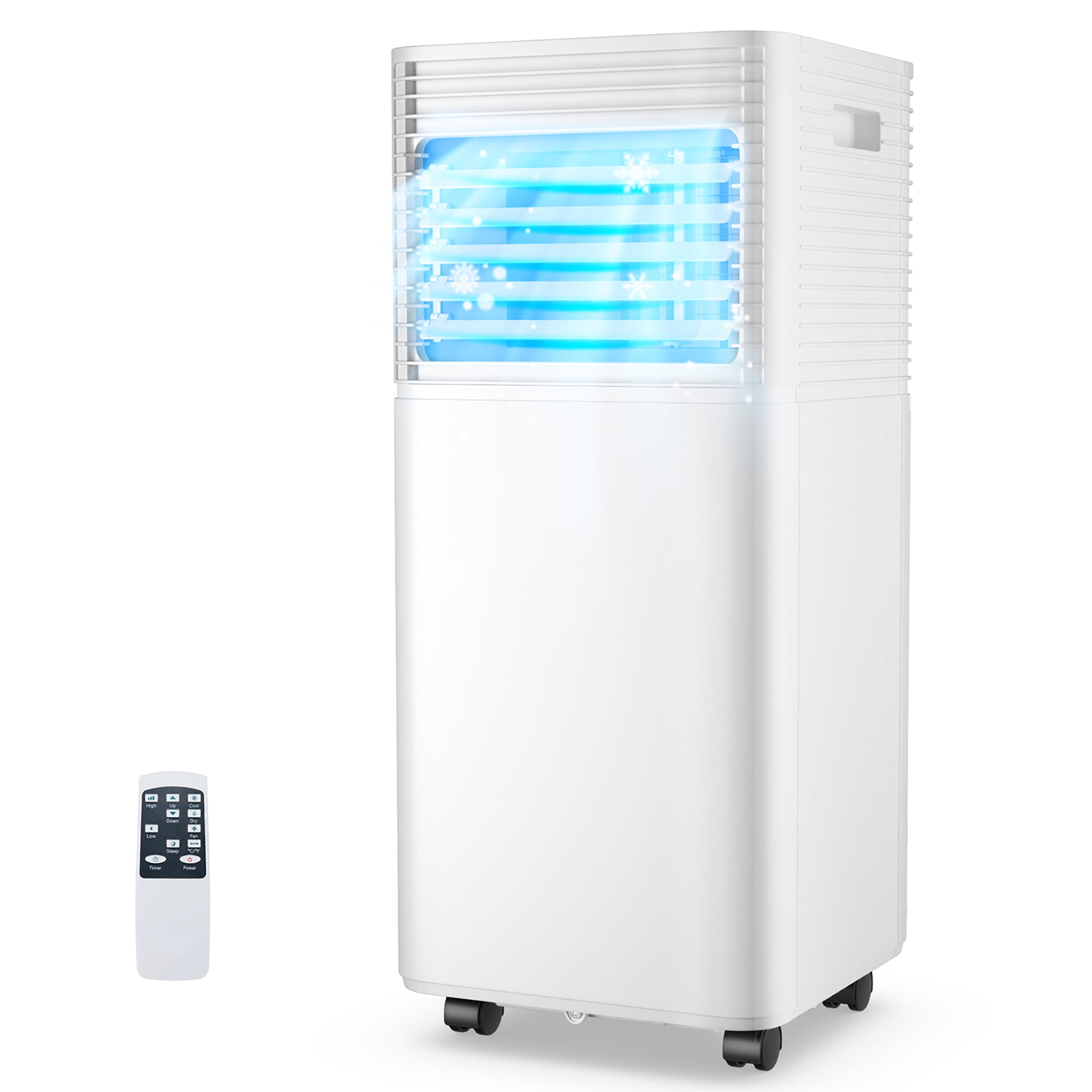 Giantex 4-in-1 Portable Air Conditioner 10000BTU, Multi-function & Powerful AC Unit w/Sleep Mode, Suitable for Bedroom, Living Room, Office, White