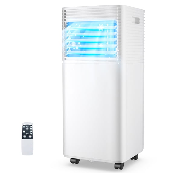 Giantex 4-in-1 Portable Air Conditioner 10000BTU, Multi-function & Powerful AC Unit w/Sleep Mode, Suitable for Bedroom, Living Room, Office, White