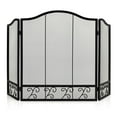 thumbnail image 1 of Giantex 50 x 31 Inches 3-Panel Heat-Resistant Metal Mesh Fireplace Screen, Folding Fire Spark Guard, Fireplace Gate Cover, Freestanding Spark Protector for Wood Burning, 1 of 8