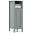 thumbnail image 1 of Giantex Bathroom Floor Cabinet, Free Standing Side Storage Cabinet with Single Door & Adjustable Inner Shelf, Equipped with Anti-toppling Fitting, 12 x 12 x 31.5 inches (Gray), 1 of 7