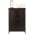 thumbnail image 1 of Giantex Bathroom Floor Cabinet, Wooden Freestanding Storage Cabinet with Double Doors, Suitable for Bathroom, Living Room, Bedroom, Entryway, 1 of 10