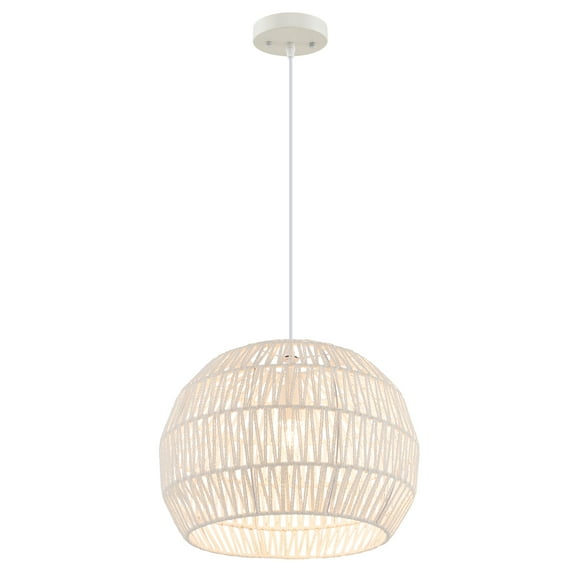 Giantex Boho Pedant Light, Hanging Chandelier Lamp w/Length Adjustable Wire,