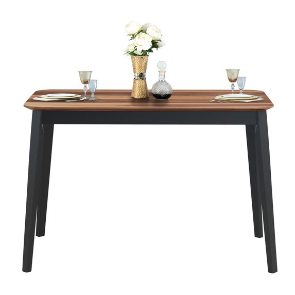 Giantex Dining Table with Wide Table Top, Walnut