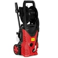 thumbnail image 1 of Giantex Electric Pressure Washer High Power Machine w/ 16.5ft Hose, Wash Brush, Soap Bottle, 2030PSI 1.6GPM 1800W (Red), 1 of 8