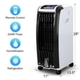 thumbnail image 1 of Giantex Evaporative Cooler, Portable 4-in-1 Cooler w/Humidifier & Anion, Bladeless Electric Fan for Home Office, 1 of 8