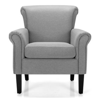 Giantex Fabric Dining Chairs in Accent Chairs Gray Walmart