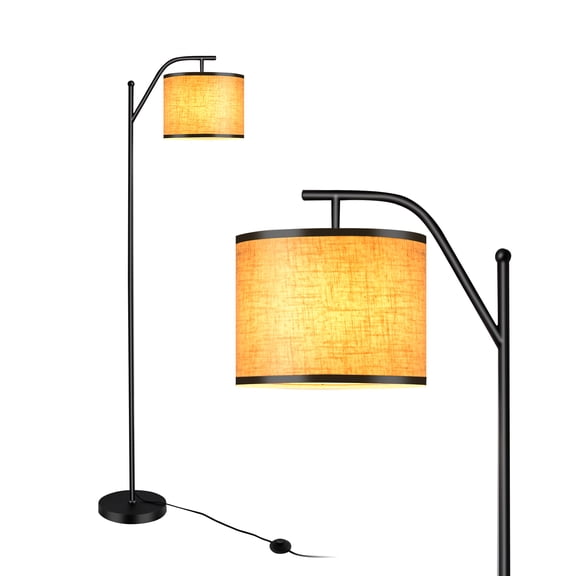 Giantex Floor Lamp for Living Room, Mid Century Tall Pole Lamp, Indoor Reading Standing Light