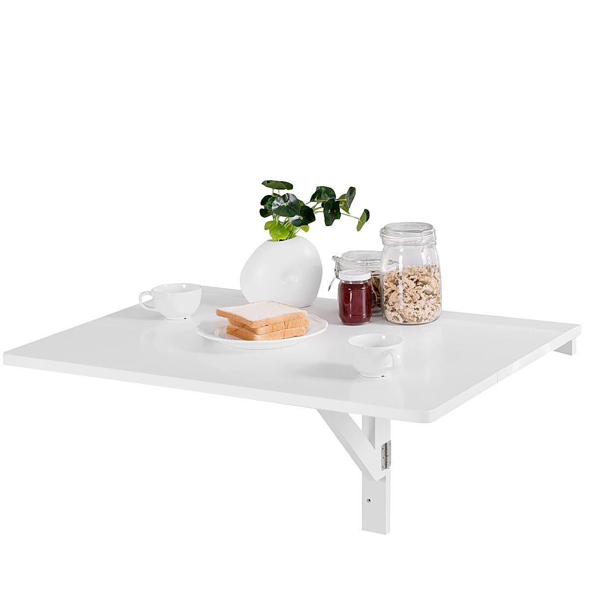 Giantex Folding Table Laptop Desk, Space Saving Hanging Table for Study ...
