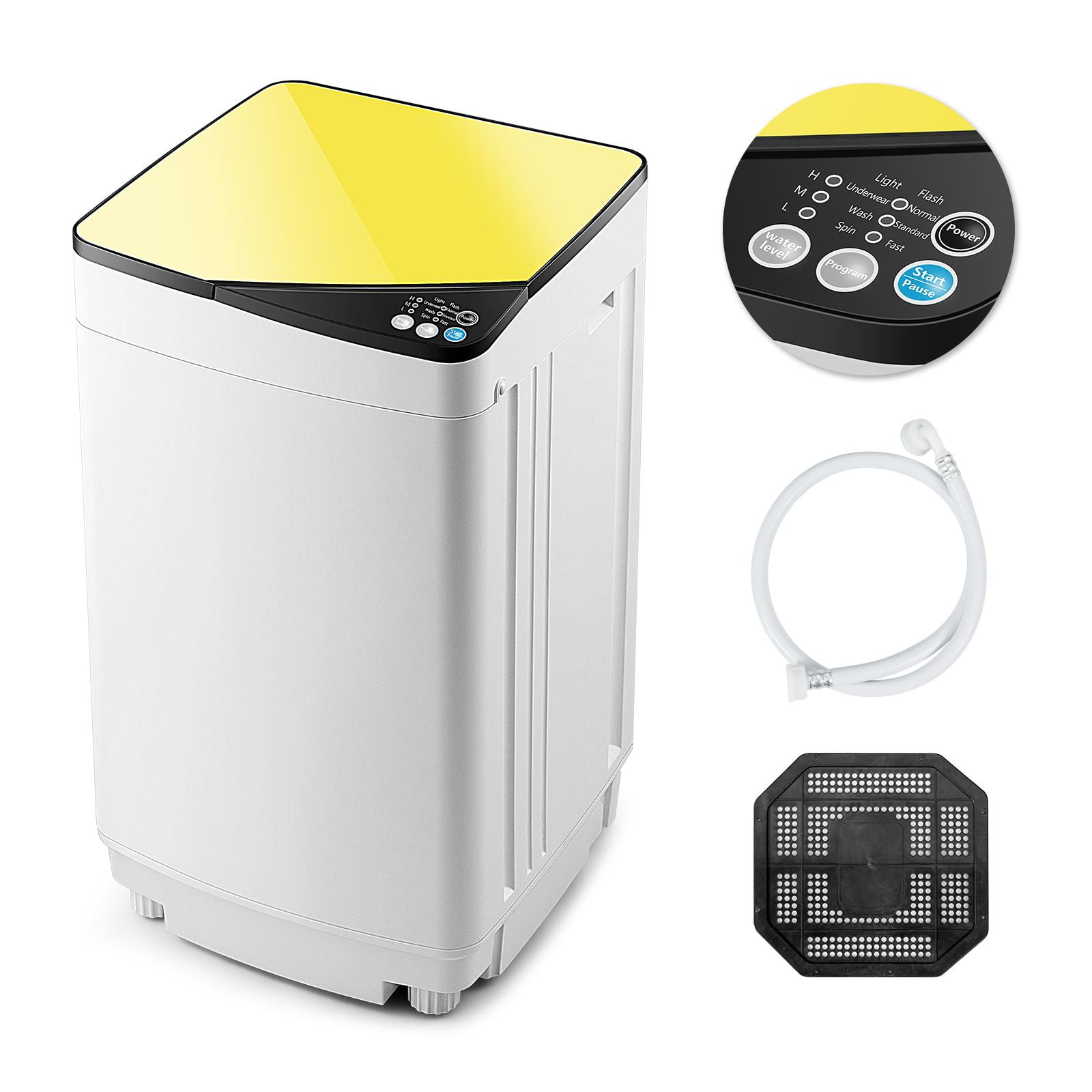Qhomic Portable Washing Machine, 17.6lbs Large Capacity Fully