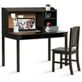 thumbnail image 1 of Giantex Kids Desk and Chair Set, Children Study Writing Desk w/Chair, Student Wooden Computer Workstation, Brown, 1 of 8