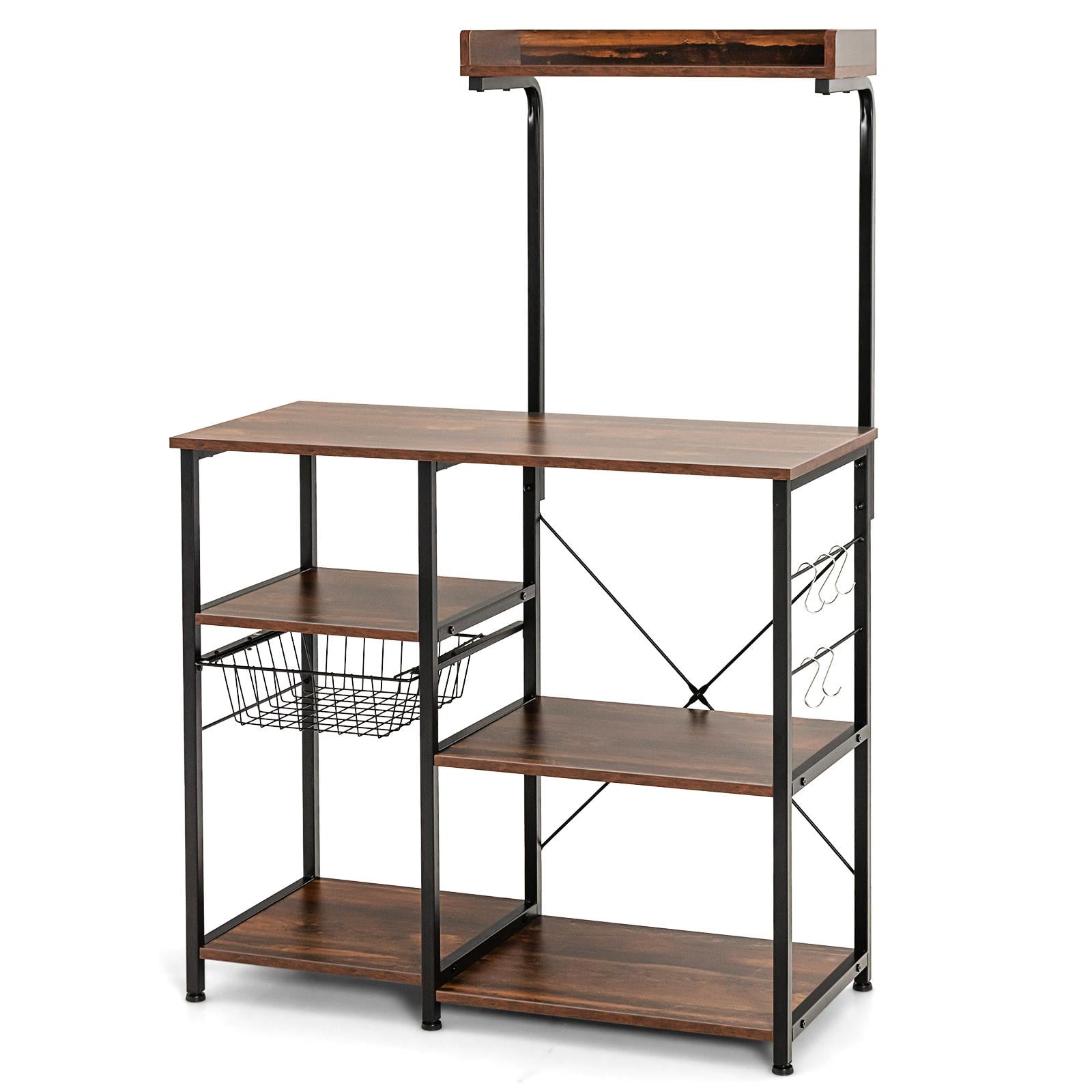 Giantex Kitchen Baker’s Rack, 4Tier Microwave Storage Stand, Spice