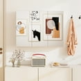 thumbnail image 1 of Giantex Large Mirrored Medicine Cabinet, Bathroom Wall Mounted Storage Cabinet with Mirrored Doors & Shelves, Ideal for Bathroom, Living Room, (White), 1 of 10