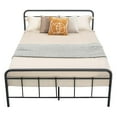 thumbnail image 1 of Giantex Metal Bed Frame, Platform Bed Frame Mattress Foundation w/Headboard & Footboard, No Box Spring Needed, Full Size, 1 of 6