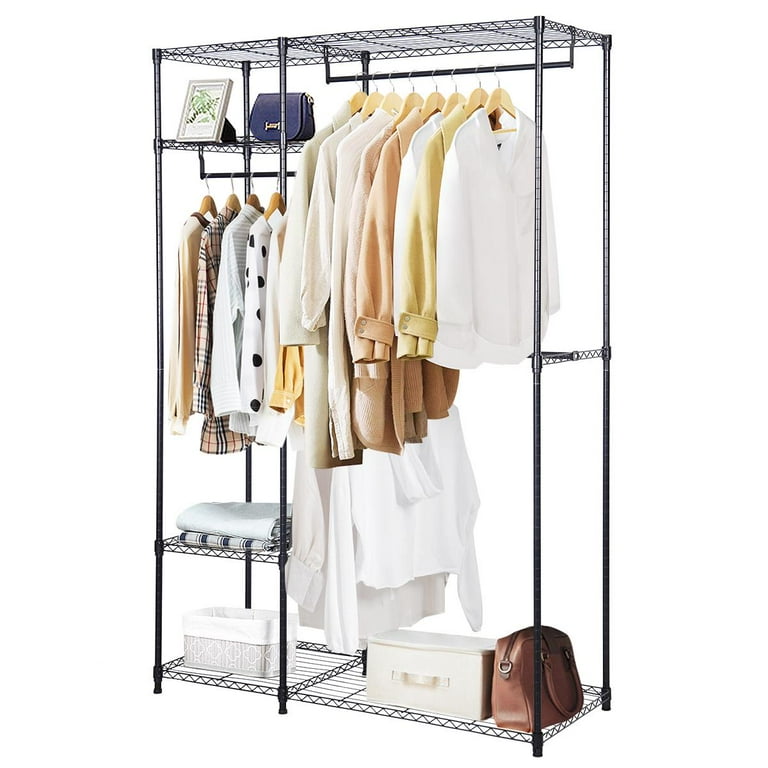 Wardrobe with 2025 two rails