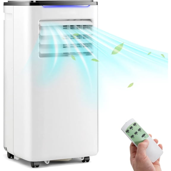 Giantex Portable Air Conditioner, 10000 BTU / 8000 BTU Portable AC w/Cool, Fan, Dry & Sleep Mode, 3-in-1 Portable AC Unit w/ 24H Timer & Window Kit