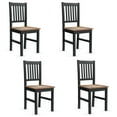 thumbnail image 1 of Giantex Set of 4 Dining Chair Set, Dining Room Side Chair w/Ergonomic Backrest & Large Seat, Multifunctional Wooden Armless Chair for Office Living Room Dining Room Kitchen, 1 of 8