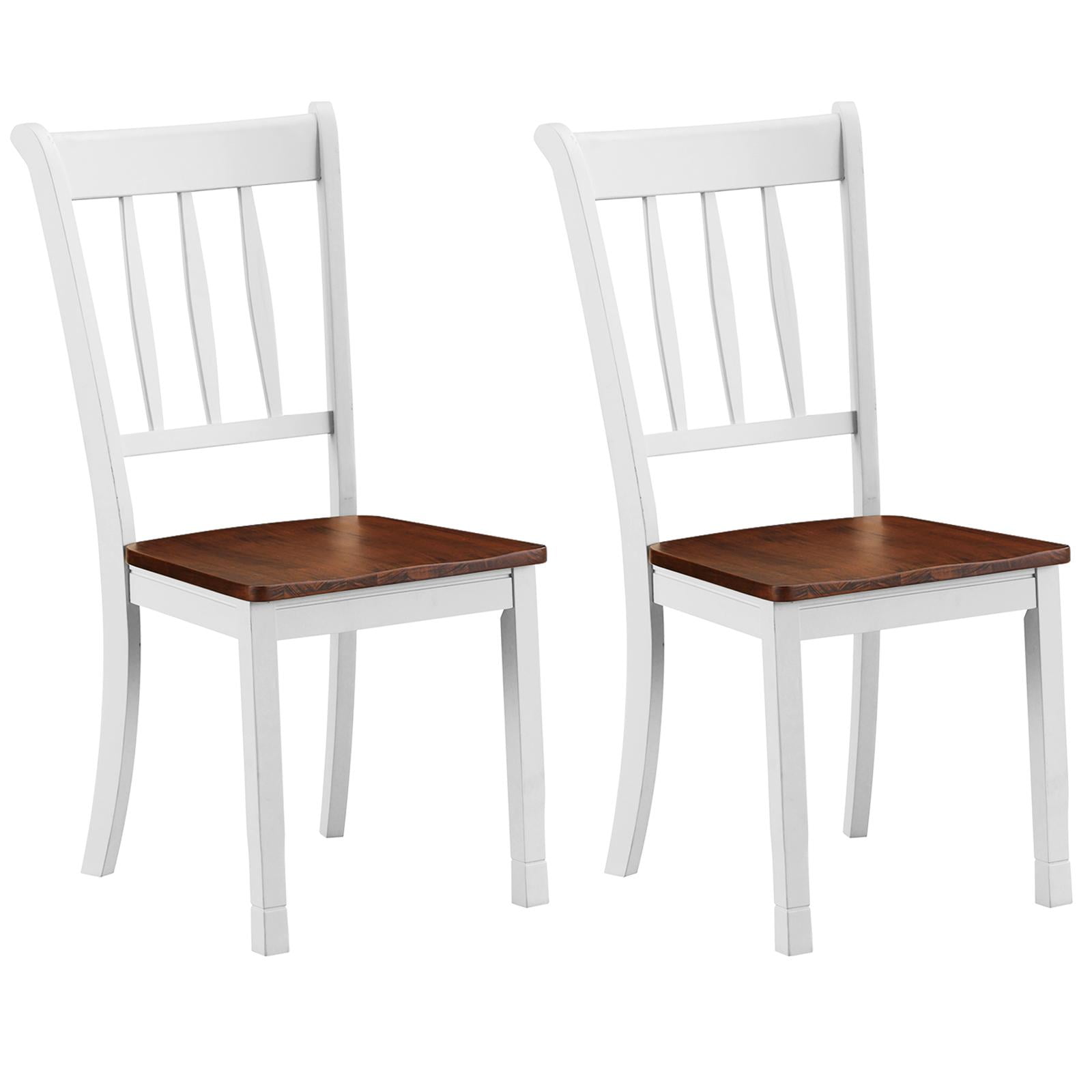 Giantex Solid Wood Whitesburg Dining Chairs, Set of 2, Spindle Back